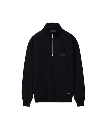 HOMIES MARBELLA Classic Half Zipper FW25.H01.012 – sleek half-zip pullover crafted for comfort and style, perfect for layering and effortless streetwear looks.