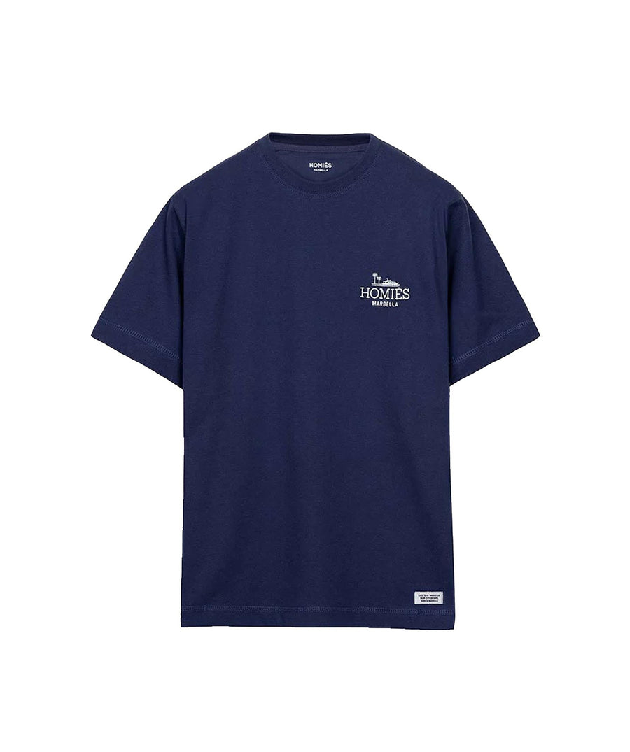 HOMIES MARBELLA Classic T-Shirt Rubber Logo H03.031 – premium cotton tee featuring bold rubber logo detail, combining streetwear edge with everyday comfort.