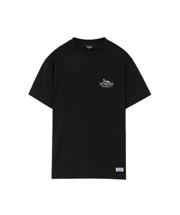 HOMIES MARBELLA Classic T-Shirt Embroidery 302HMB19 – premium cotton tee featuring sleek embroidered logo detail, blending comfort with elevated streetwear style.