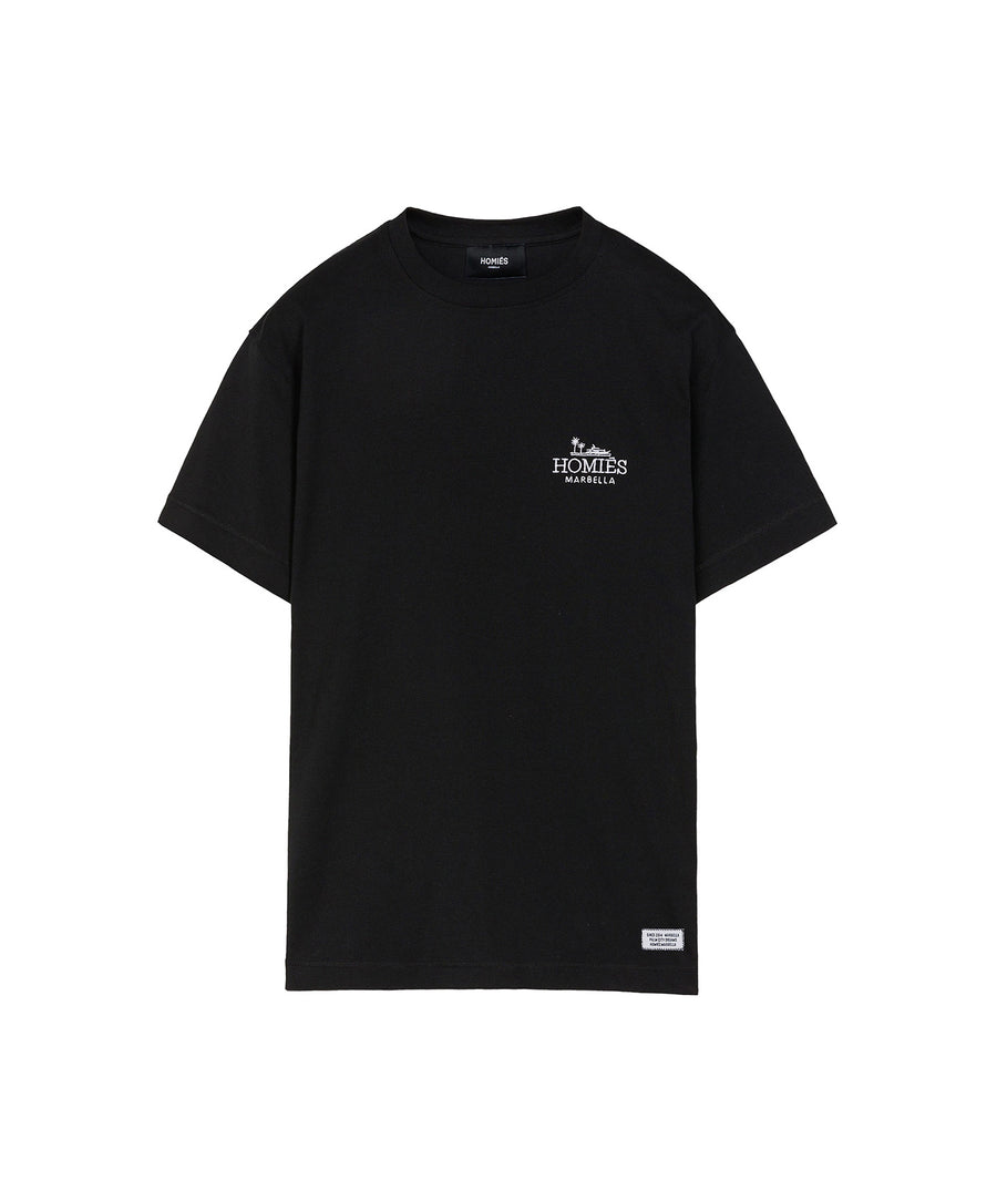 HOMIES MARBELLA Classic T-Shirt Embroidery 302HMB19 – premium cotton tee featuring sleek embroidered logo detail, blending comfort with elevated streetwear style.