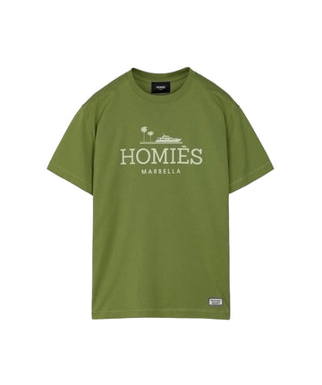 HOMIES MARBELLA Classic T-Shirt 302HMB57 – timeless streetwear essential crafted from premium cotton with a sleek design for everyday comfort and style.