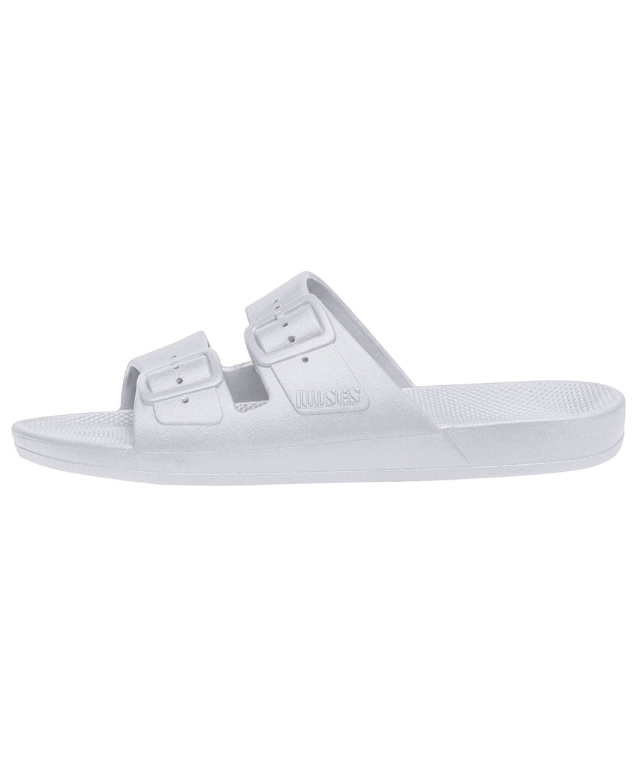 FREEDOM MOSES  White Slides WHITE