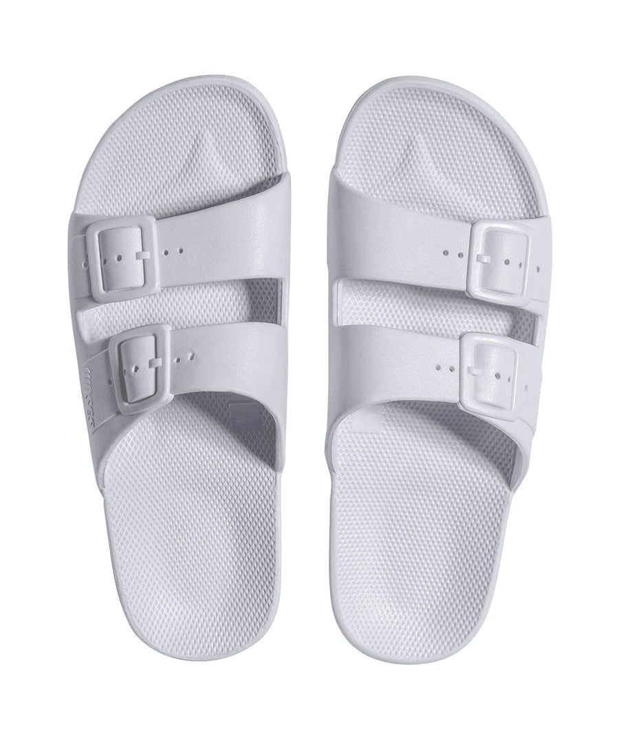 FREEDOM MOSES  White Slides WHITE