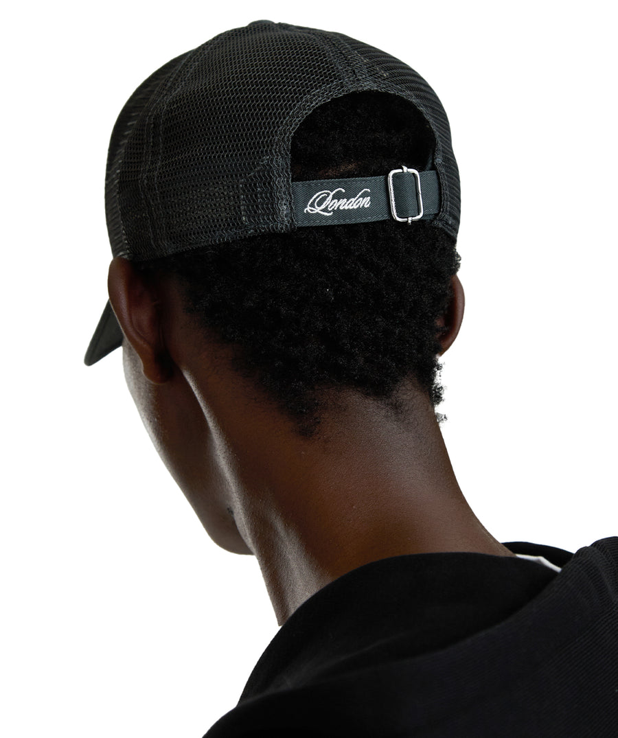 "ONLY THE BLIND Graphite Specialist Trucker Cap OTB-C1642. A premium streetwear essential with sleek design, comfort, and everyday style.