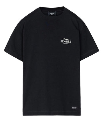 HOMIES MARBELLA Classic T-Shirt Rubber Logo H03.033 – A timeless t-shirt featuring the signature rubber logo, crafted from high-quality fabric for a stylish and comfortable fit.