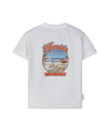 HOMIES MARBELLA Homies Breakfast Kids T-Shirt H10.022 – A fun and stylish kids' t-shirt featuring a unique Homies Breakfast design, made from soft and high-quality fabric for all-day comfort.