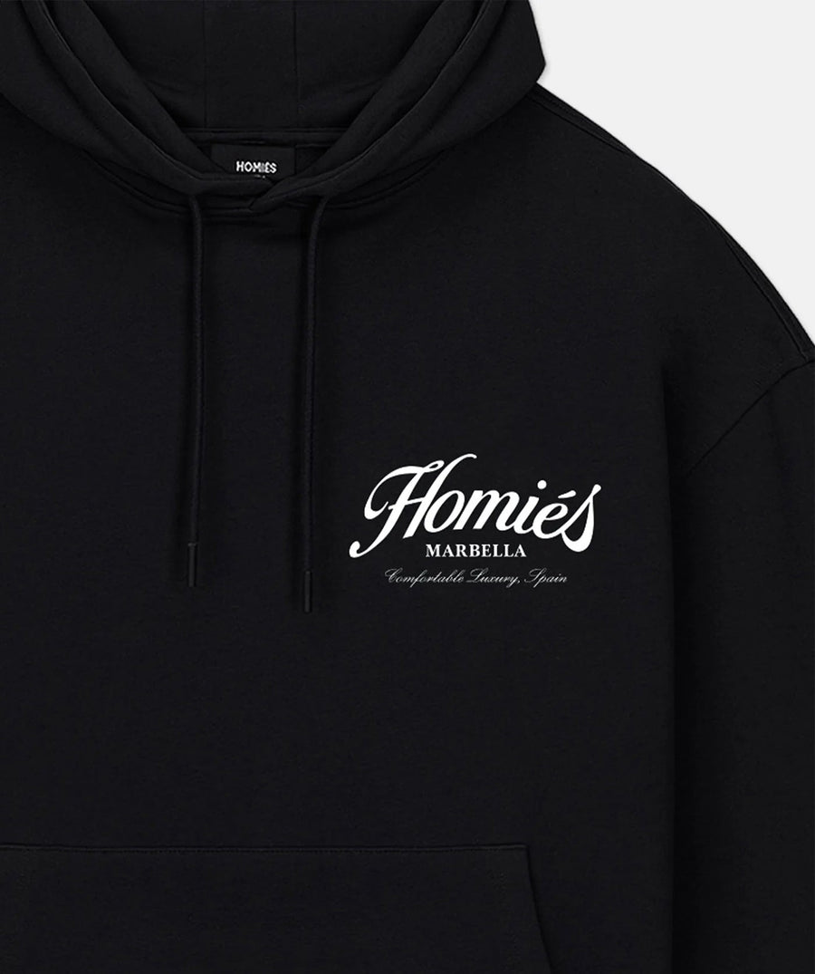 HOMIES MARBELLA Essentials Hoodie FW25.H01.008 – luxury streetwear staple, crafted for comfort and style, perfect for elevating your casual wardrobe.