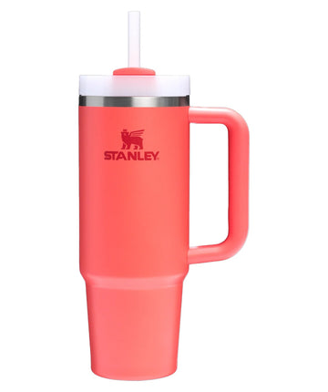 STANLEY Quencher H2.0 Flowstate Tumbler STNHOTCORAL30OZ – 30oz insulated tumbler in Hot Coral with durable stainless steel and leak-resistant lid.