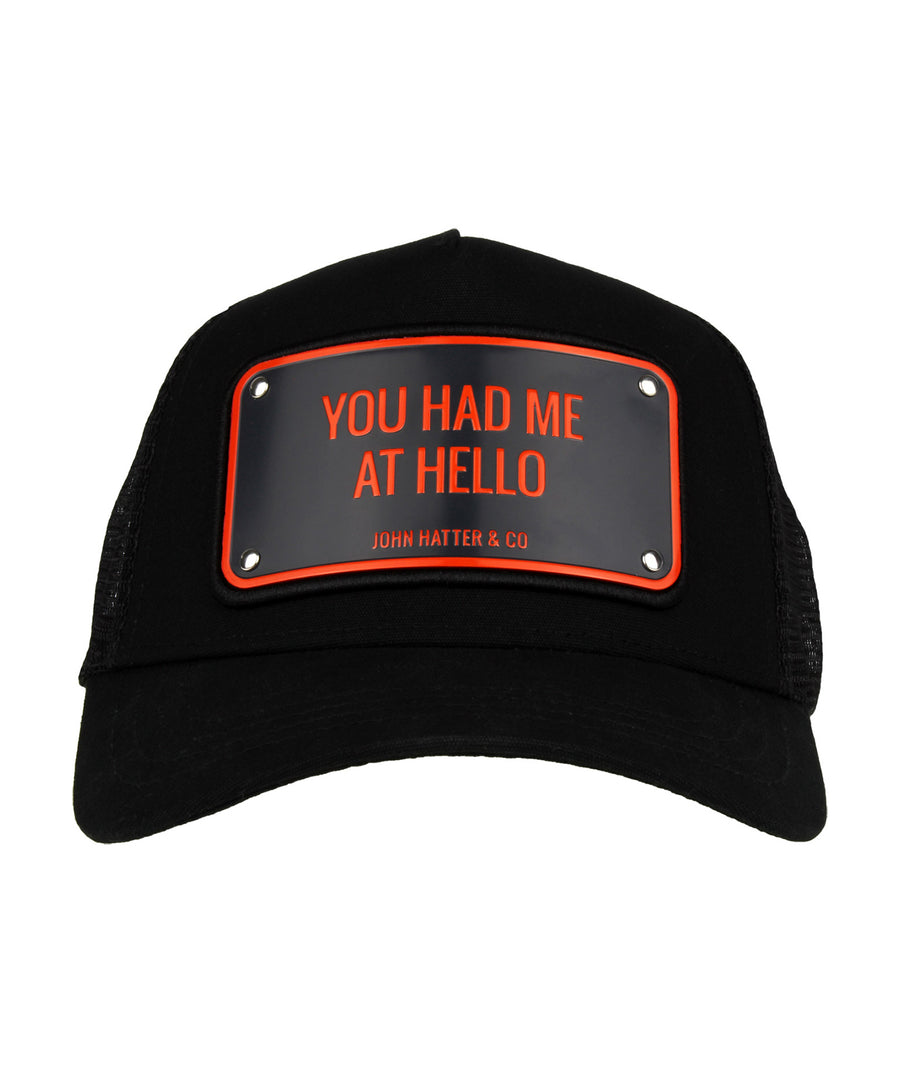 Shop the JOHN HATTER & CO You Had Me At Hello Cap 1-1062-U00 – stylish, comfortable headwear that completes any casual outfit effortlessly.