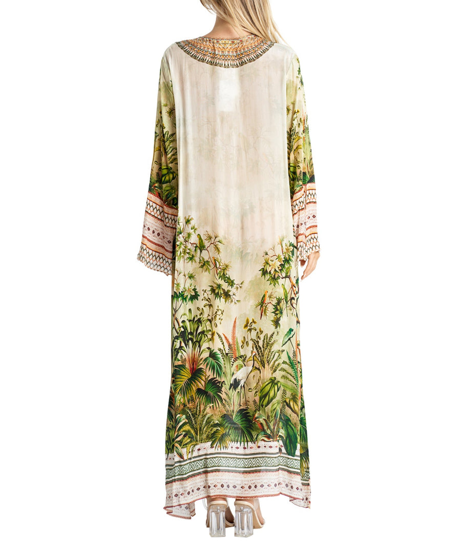 LA MODA  Tropical Paradise Long Kaftan 24006 LK