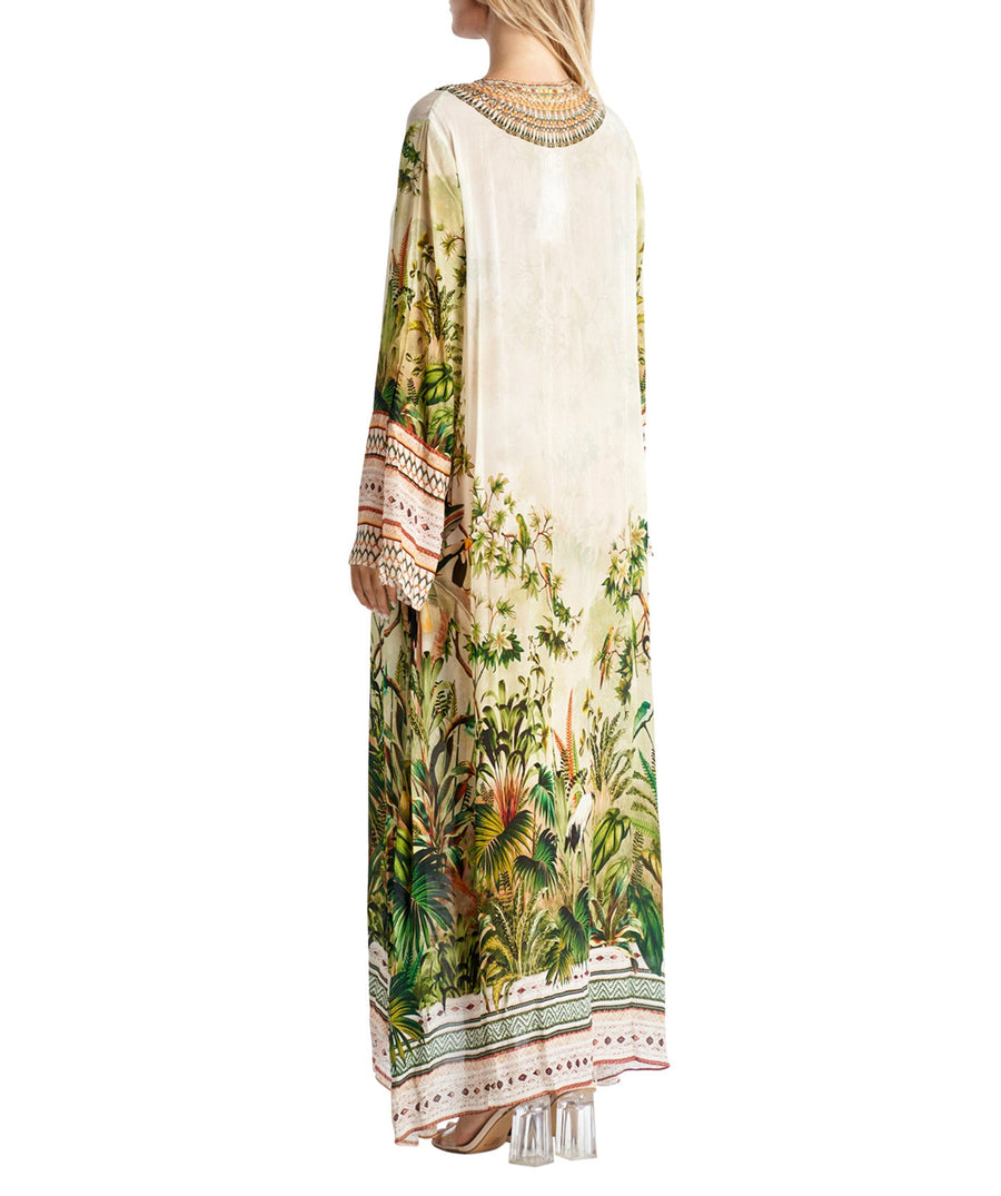 LA MODA  Tropical Paradise Long Kaftan 24006 LK