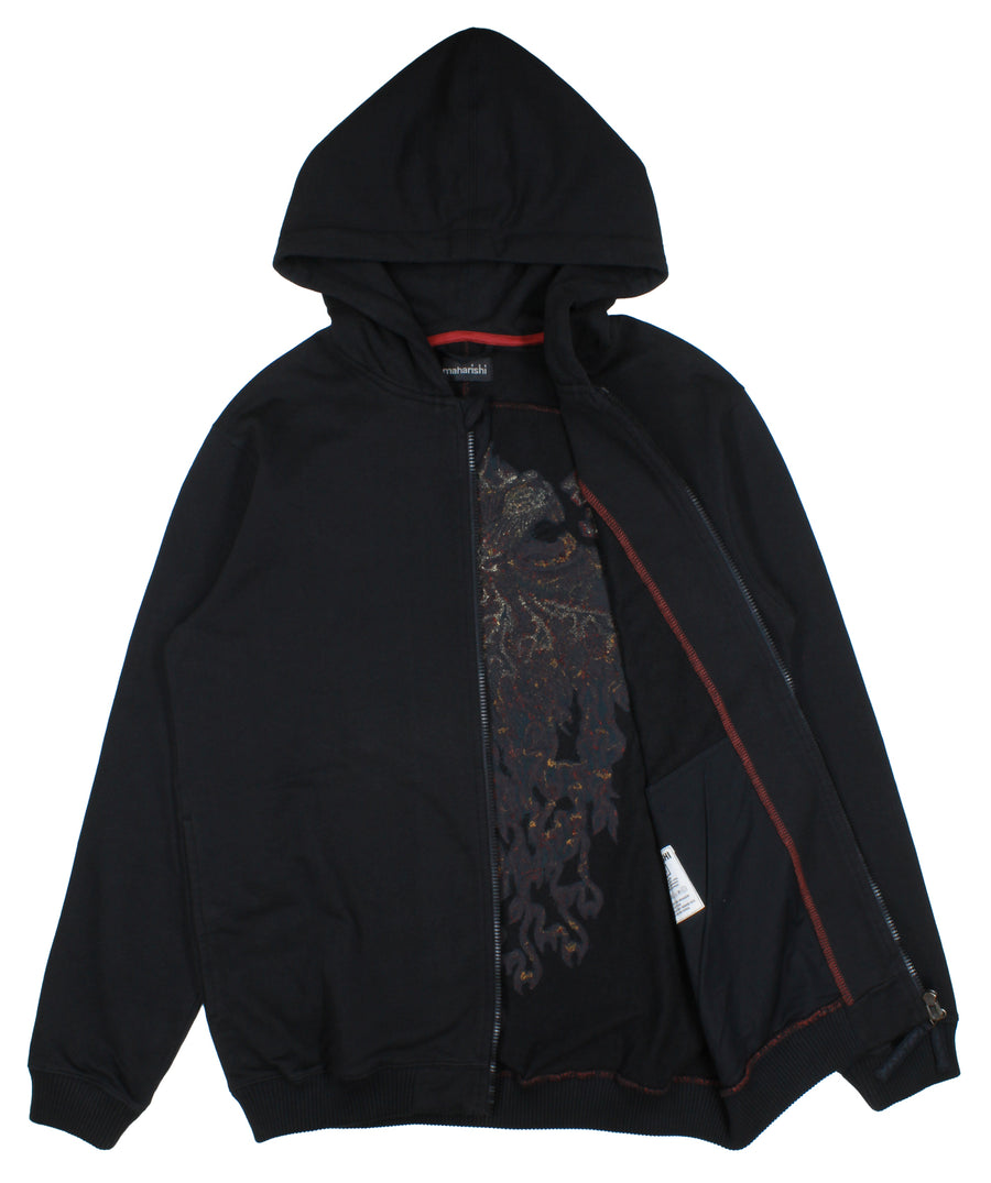 MAHARISHI Curved Hooded Sweat 350MH3911