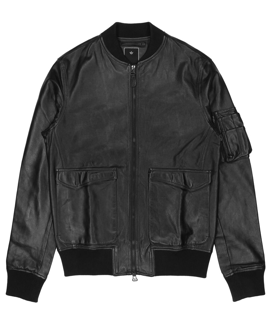 MAHARISHI MA1 70th Anniversary Leather Jacket 2384