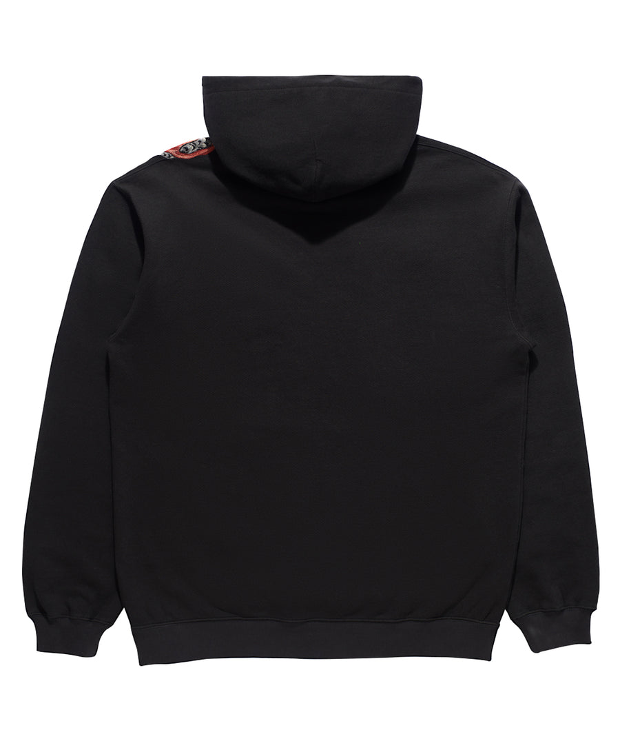 MAHARISHI Ying & Yang Hooded Sweat Black 4573