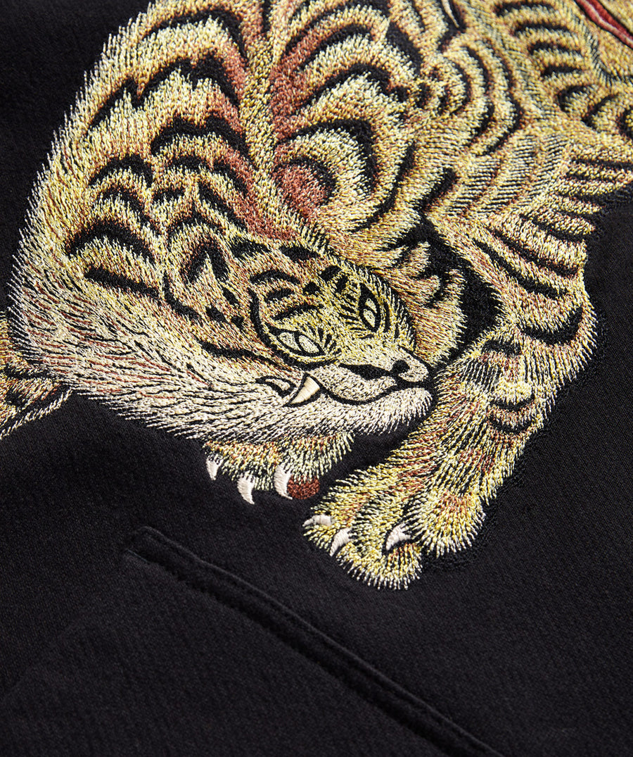 MAHARISHI Ying & Yang Hooded Sweat Black 4573