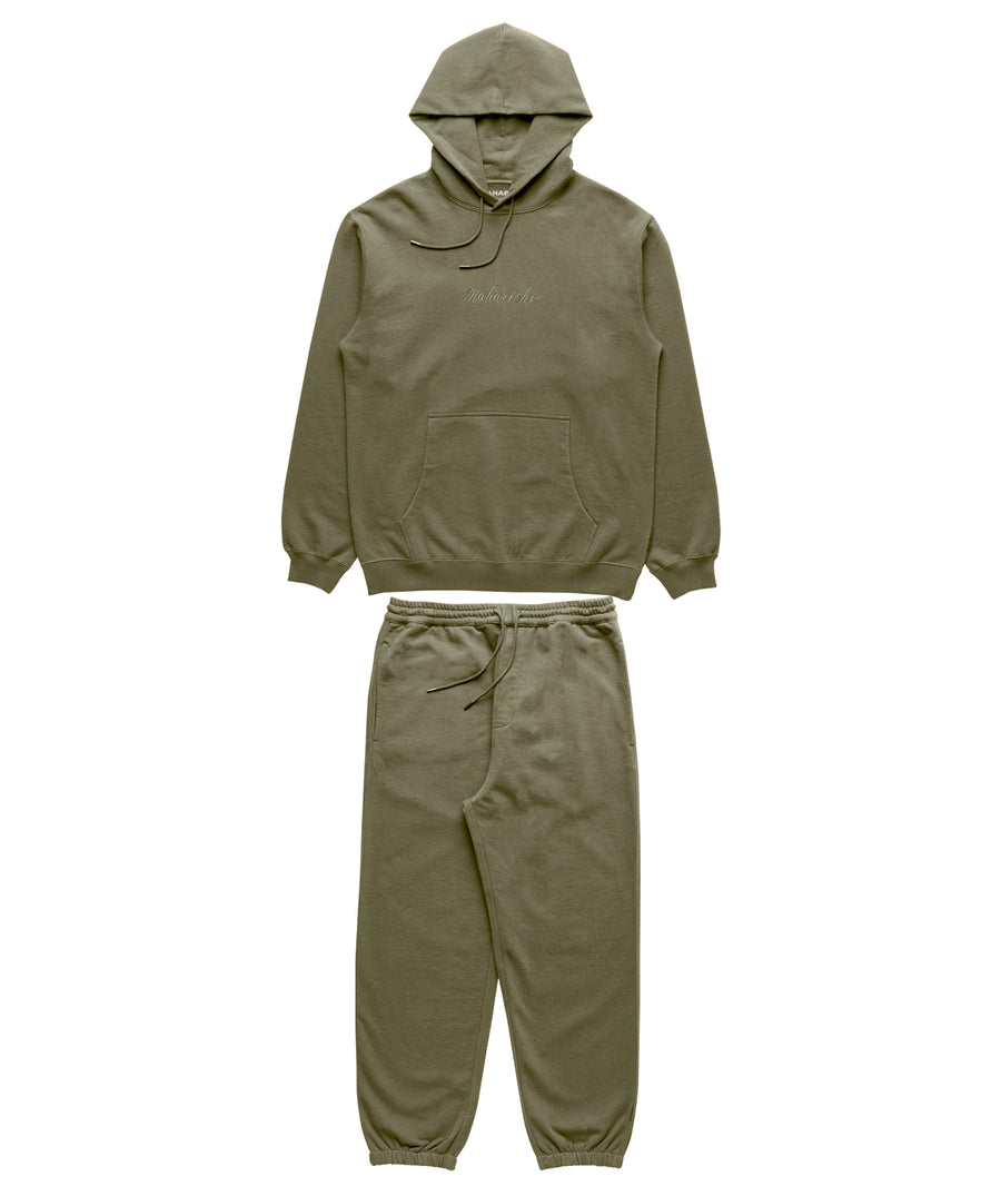 MAHARISHI Organic Hooded Tracksuit Olive 4622/4623