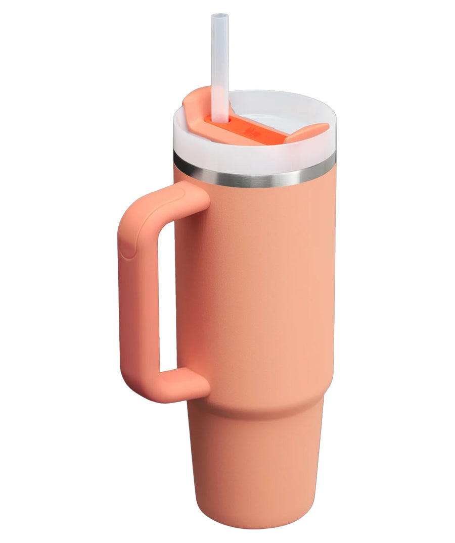 STANLEY Quencher H2.0 Flowstate Tumbler STNNECTARIN30OZ – 30oz insulated tumbler in Nectarine, featuring Flowstate lid for all-day hydration.