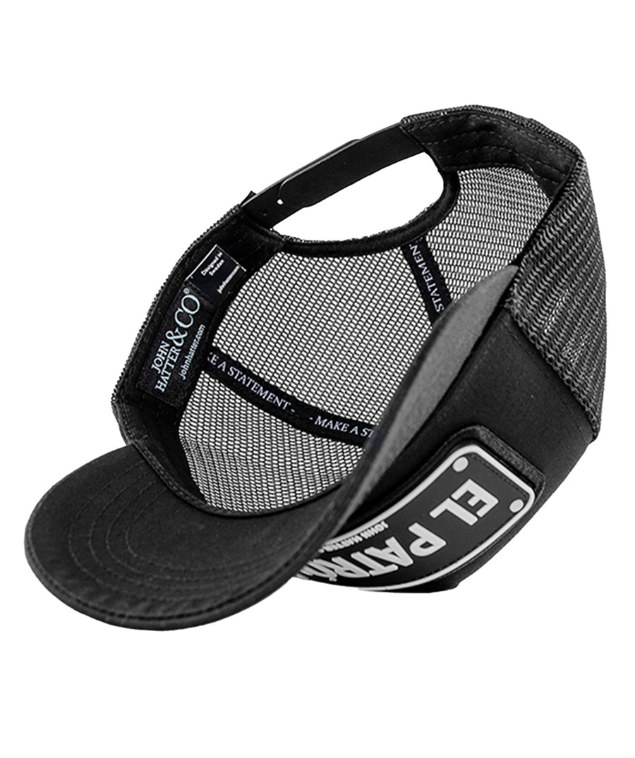 JOHN HATTER & CO El Patron Rubber Cap R-1175-U00 – premium statement cap with bold design, perfect for elevating casual looks with a touch of attitude.