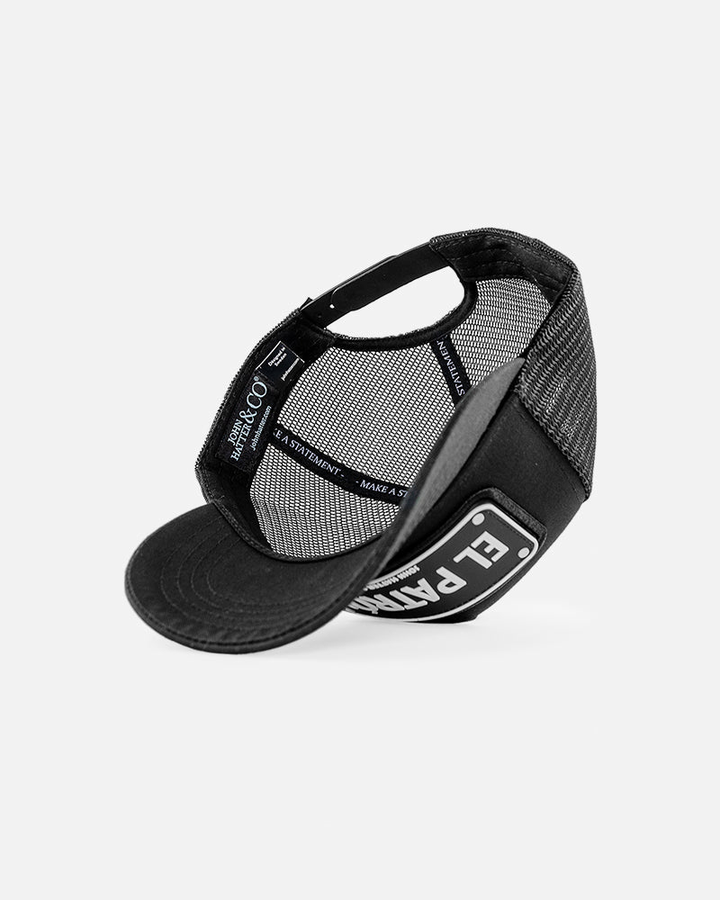 JOHN HATTER & CO El Patron Rubber Cap R-1175-U00 – premium statement cap with bold design, perfect for elevating casual looks with a touch of attitude.