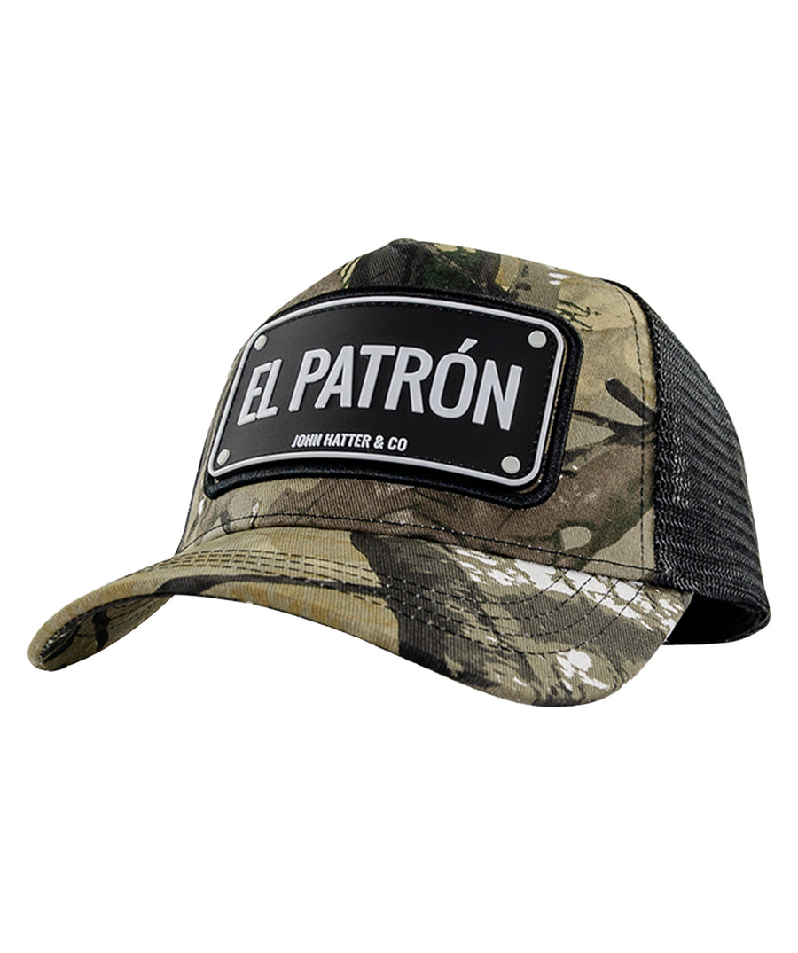 JOHN HATTER & CO El Patron Rubber Cap R-1178-U00 – bold premium cap with statement design, perfect for streetwear style and adding attitude to any look.