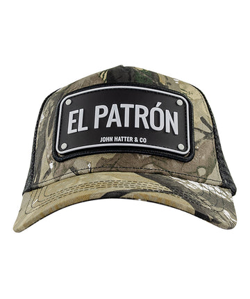 JOHN HATTER & CO El Patron Rubber Cap R-1178-U00 – bold premium cap with statement design, perfect for streetwear style and adding attitude to any look.