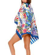 AGUA BENDITA Adam Citrus Towel 18209 – A soft, absorbent beach towel showcasing a vibrant citrus-inspired print, perfect for sunny days by the water