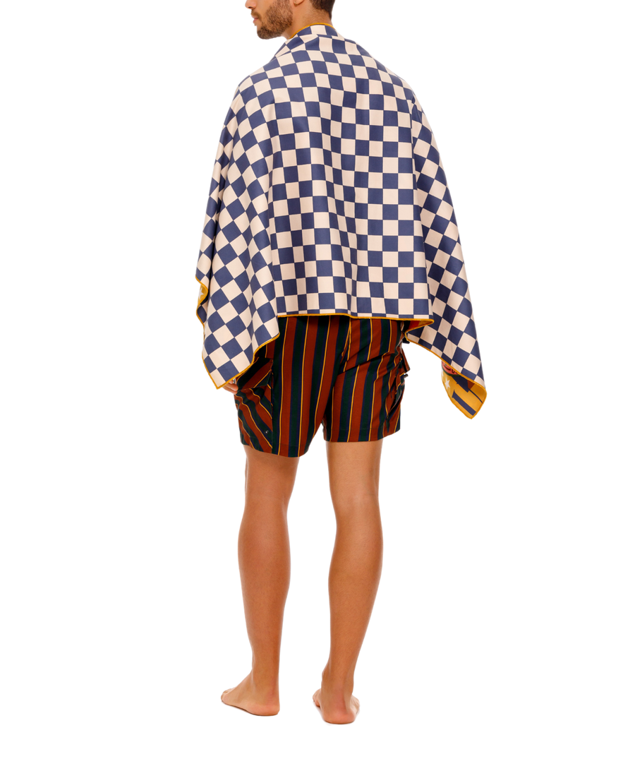 AGUA BENDITA Adam Bosco Towel 52863 – A plush beach towel featuring the vibrant Bosco print, crafted for softness, absorbency, and standout summer style