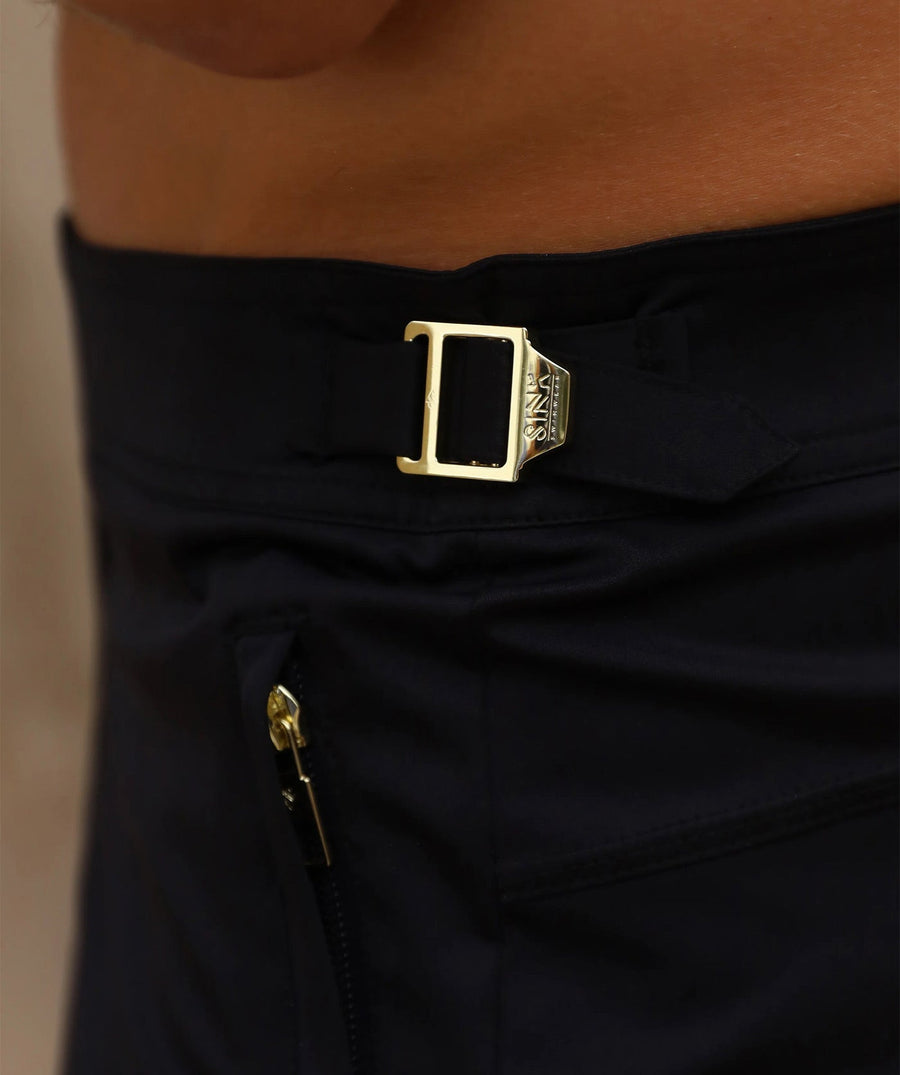 Stay sharp by the water with the SINK Pinnacle Tailored Swim Shorts SSW-PIN-1004-BLK-S — sleek, versatile, and crafted for a modern, refined swim style.