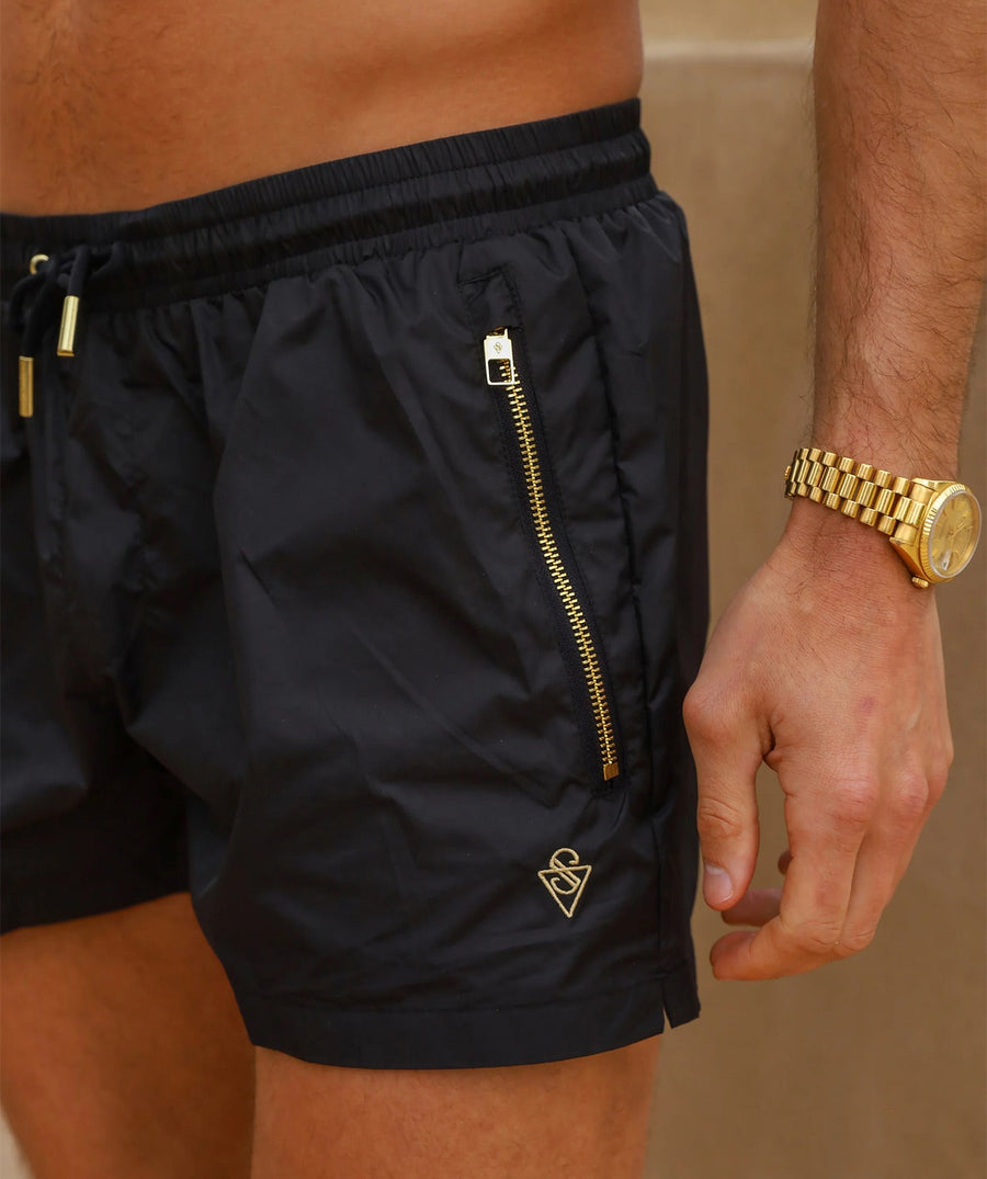 Make a statement with the SINK Signature Swim Shorts SSW-SIG-1005-BLK-S — lightweight, quick-dry, and designed for effortless style from beach to pool.