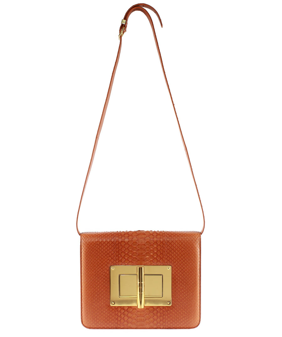 TOM FORD  Natalia Python Leather Shoulder Bag LM228T-PTP