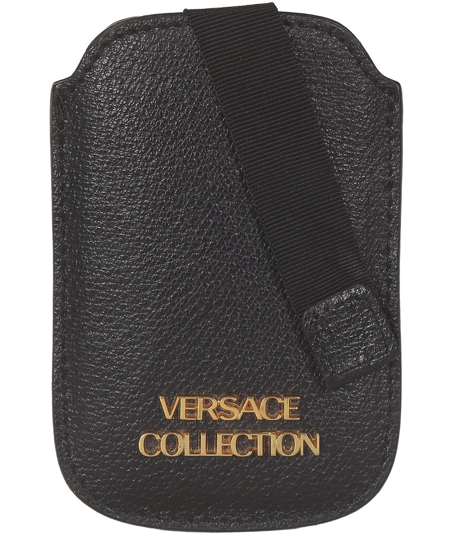 VERSACE Grained Leather Card Holder V930094-VDW000