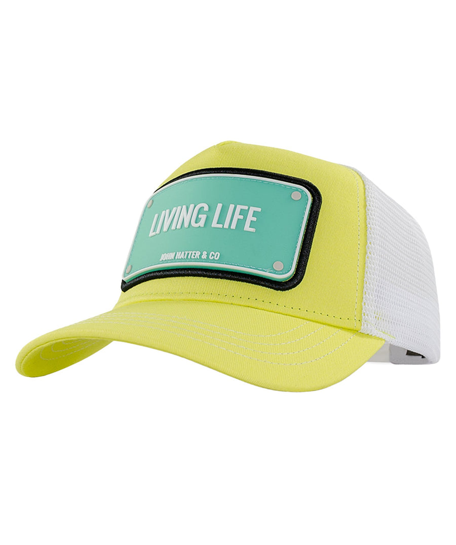 JOHN HATTER & CO Living Life Rubber Cap R-1085-U00 – bold, stylish, and built for comfort. A must-have accessory for any outfit!