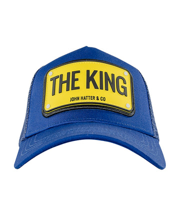 JOHN HATTER & CO The King Rubber Cap R-1116-U00 – premium streetwear cap with bold rubber patch, sleek design, and adjustable fit for everyday royal style.