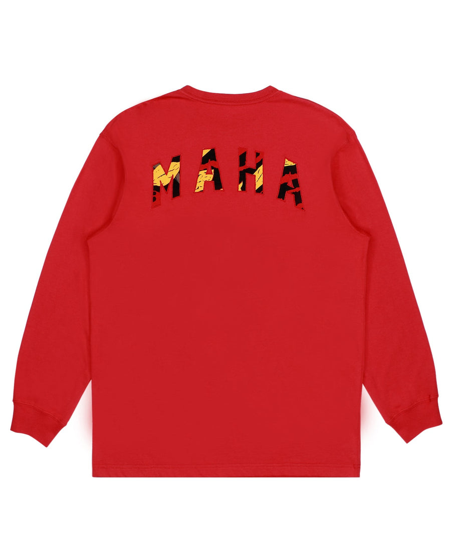 MAHARISHI Camo Applique Longsleeve T-Shirt 302MH8032