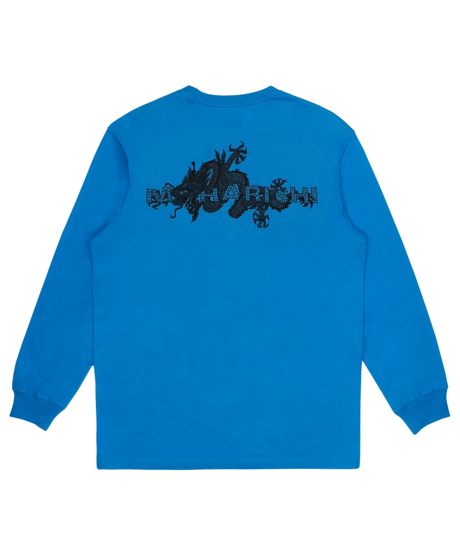 MAHARISHI Golden Sun Dragon Longsleeve T-Shirt 302MH8099