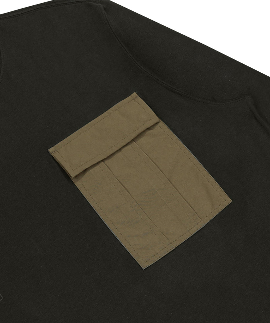 MAHARISHI Long Sleeve Tech Cargo Pocket T-Shirt 302MH8080