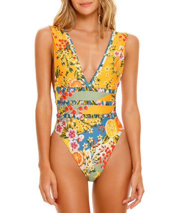 AGUA BENDITA  Julieta Vita One Piece Swimsuit 10981