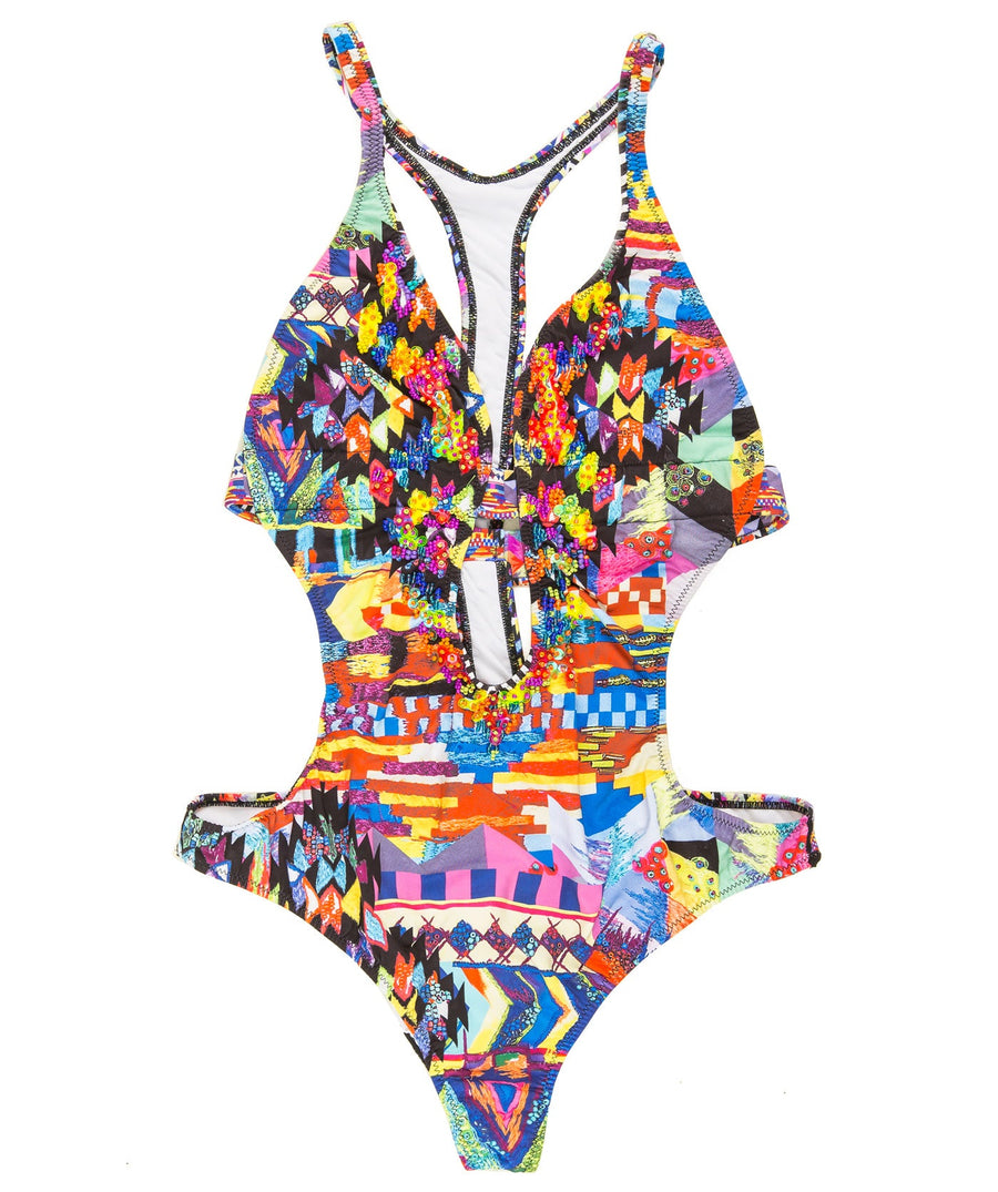 AGUA BENDITA  Trama One Piece Swimsuit AF50336E1