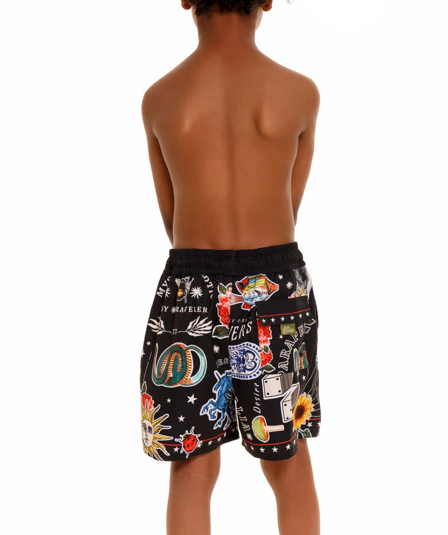 AGUA BENDITA Nick Embellished Swim Shorts 12319