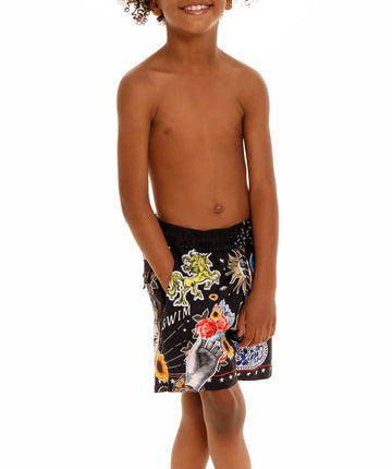 AGUA BENDITA Nick Embellished Swim Shorts 12319