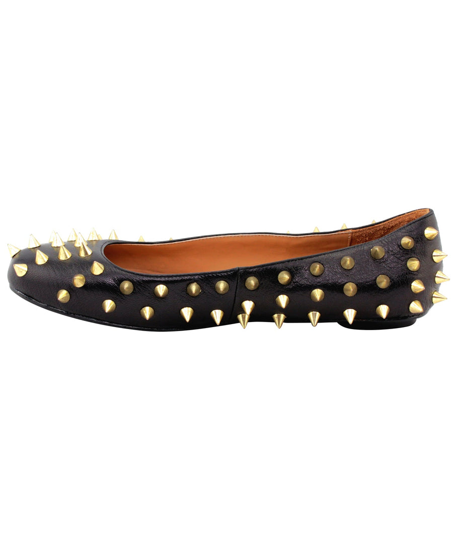 ALEJANDRA G  Cara Spiked Embellished Ballerinas CARA