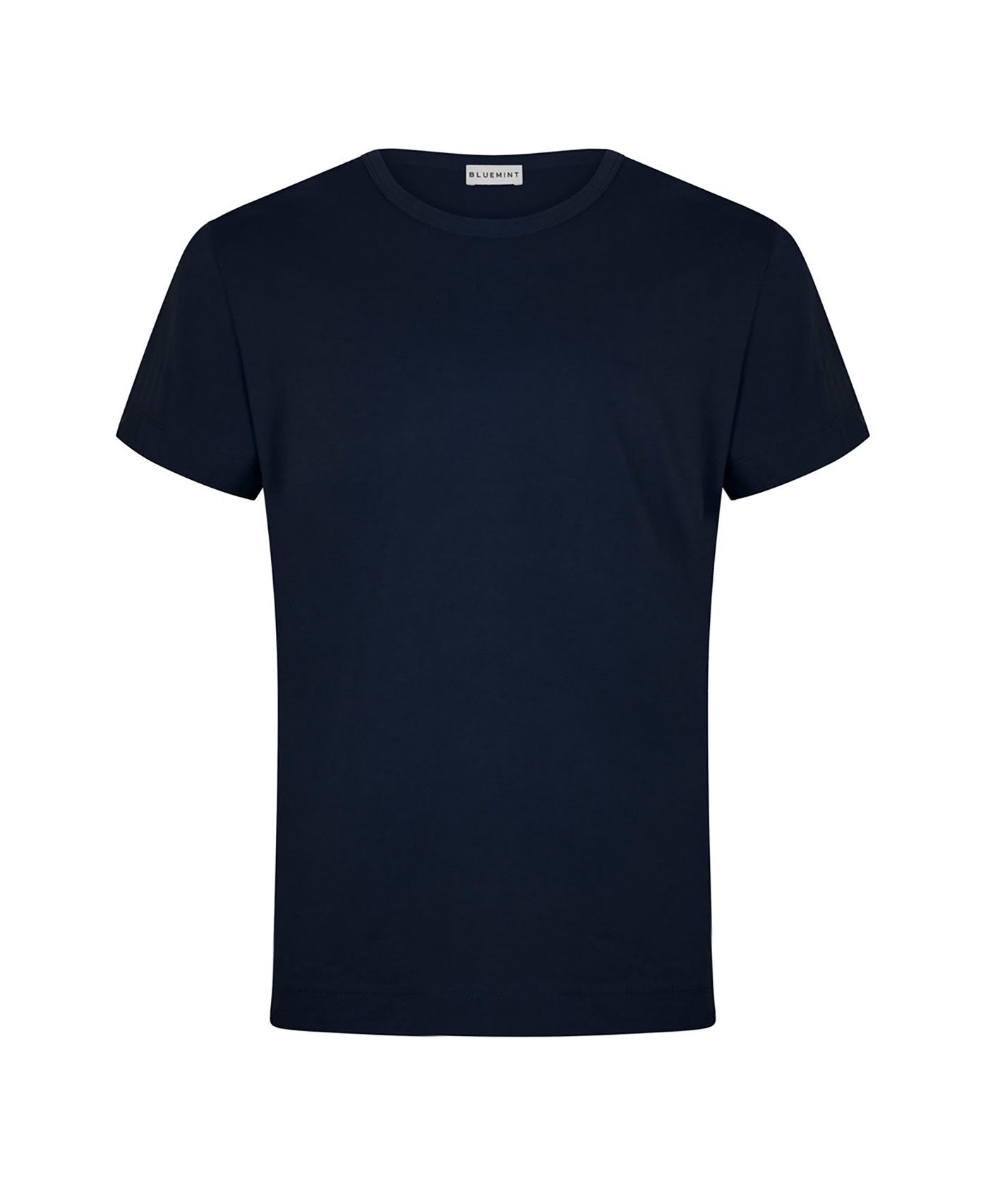 Ricci Crew Neck Pima Cotton T-shirt - Navy
