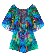 CAMILLA  Age Of Asteria 3/4 Flare Sleeve Playsuit 14446