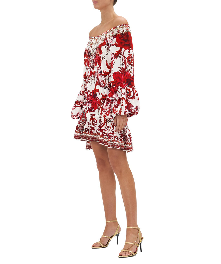 CAMILLA  Crown of Thorns Frill Dress 21029