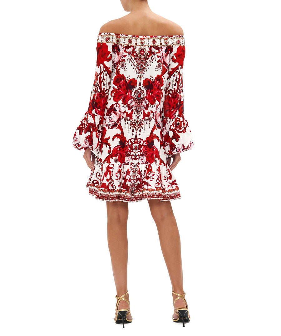 CAMILLA  Crown of Thorns Frill Dress 21029