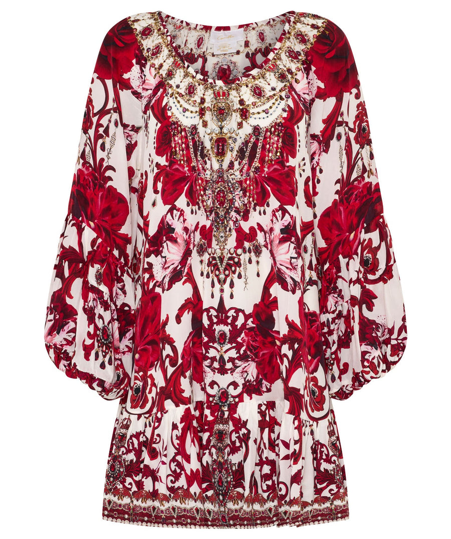 CAMILLA  Crown of Thorns Frill Dress 21029