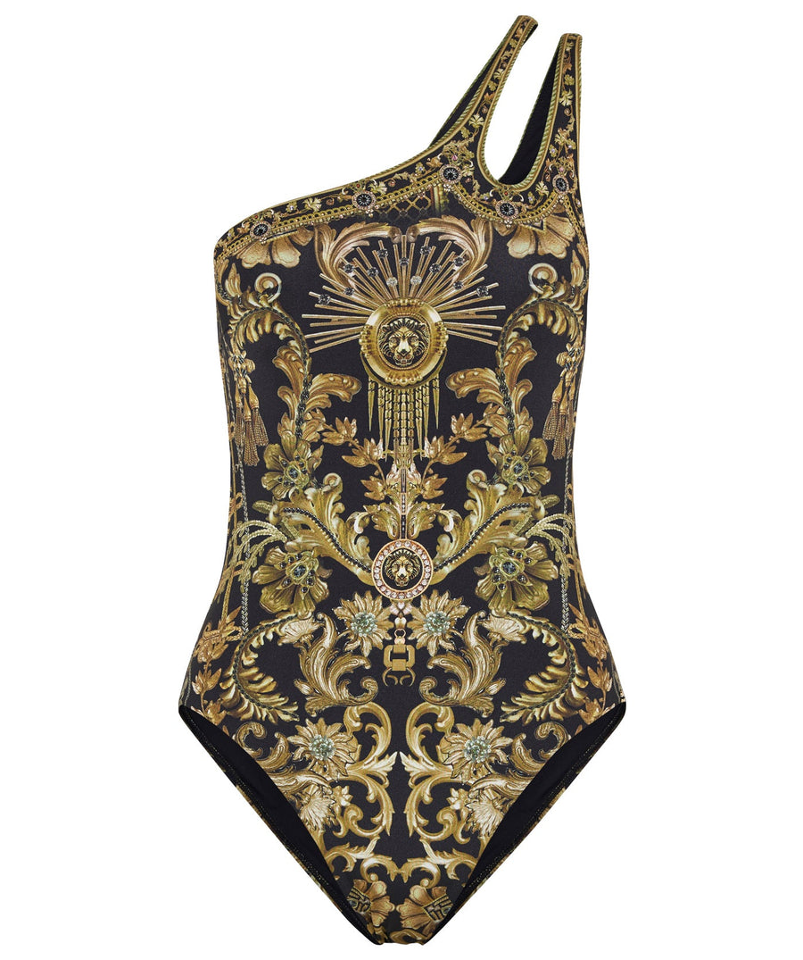 CAMILLA  The Night is Noir Cut Out One Shoulder One Piece 21756