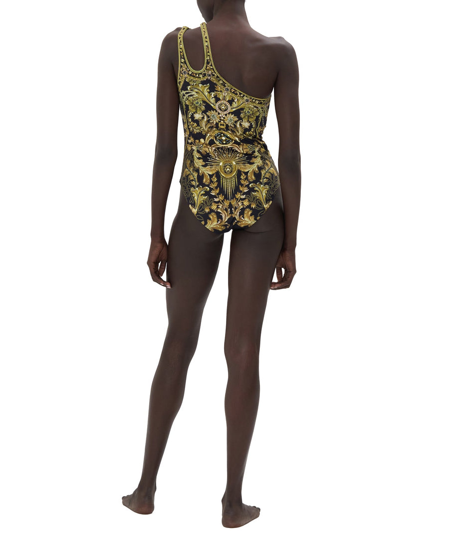CAMILLA  The Night is Noir Cut Out One Shoulder One Piece 21756