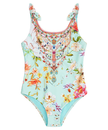 Camilla Talk The Walk Kids Tie Shoulder One Piece Swimsuit 00021896