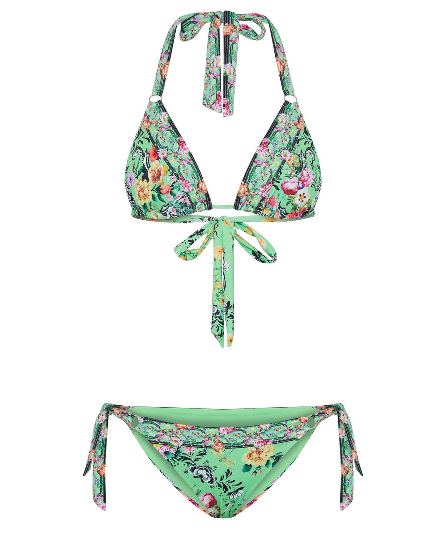 CAMILLA Porcelain Dream Soft Tie Tri Bikini with Trims 00027936